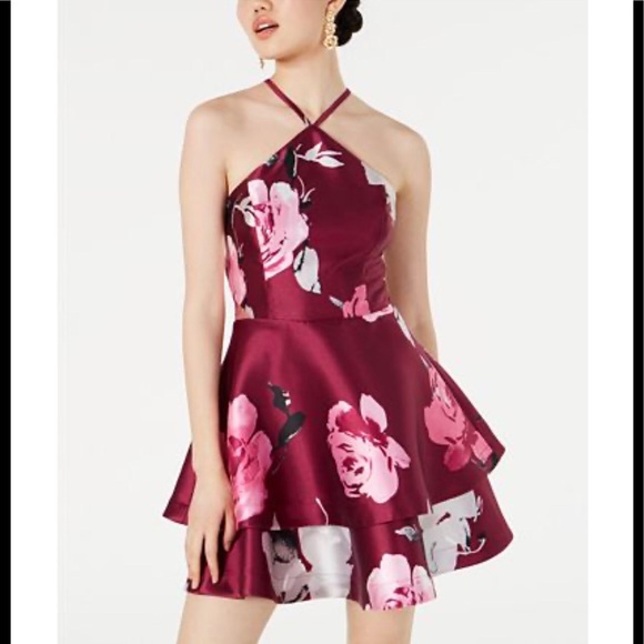 Speechless Dresses & Skirts - ⚡️SALE⚡️NWT Speechless Floral Layered Halter Dress